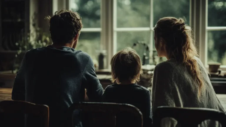 Eine Jungfamilie klärt die Obsorge vor der Scheidung