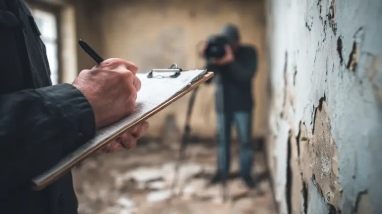 Expert prepares report for damage compensation calculation.